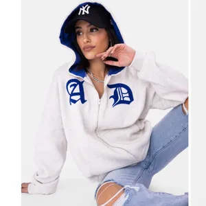Adika oversized zip up hoodie thumbnail 2