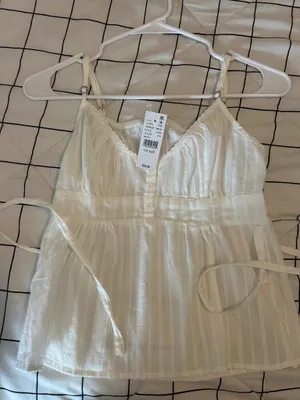 White Brandy Melville Tank thumbnail 2