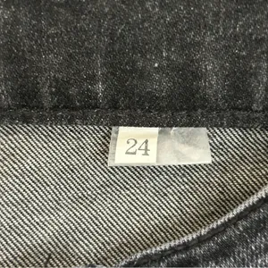 Free People We The Free Black Wash High Rise Button Size‎ 26 thumbnail 6