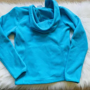 Columbia Women's Thermal Coil Zip-Up Hooded Fleece Jacket Turquoise size XS thumbnail 6