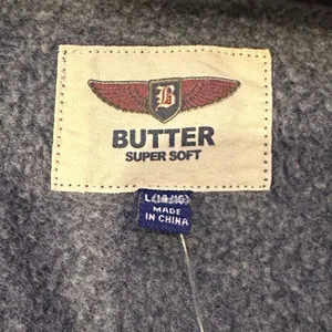 Butter Jr Girls Brooklyn Bulldogs Grey & Gold Zip-up Sweatshirt Size L(14/16) thumbnail 6