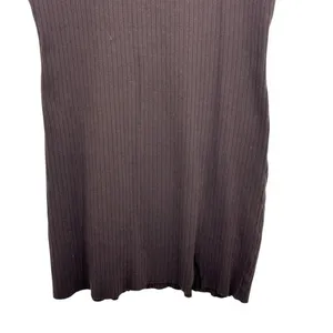 RVCA‎ Women's Dark Brown Ribbed Mini Dress Sporty Beach Y2K 90s Retro Babydoll thumbnail 4