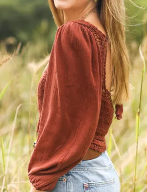 Free People Long-sleeve Top thumbnail 2