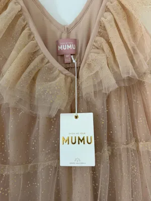 Show Me Your Mumu Miranda Dress in Sparkle Dust Tulle thumbnail 3