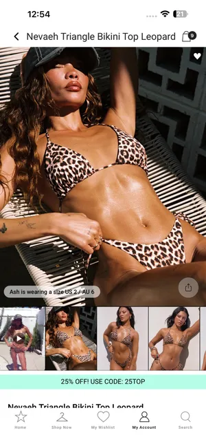 Princess Polly leopard print bikini set thumbnail 3