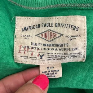 🍀American Eagle St Patrick’s day shirt Vintage Irish You Were Beer Womens Small thumbnail 5