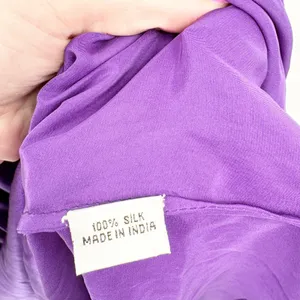 Blessed and Lucky Womens Purple 100% Silk Pleated Halter Maxi Prom Gown Dress XS thumbnail 6