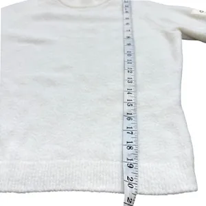 Alo Yoga Snuggle‎ Up Sweater M Cream Fuzzy Crewneck RARE Minimalist Soft Luxury thumbnail 7