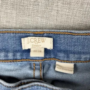 J.Crew Jeans Womens 28/28 Blue Light Wash Mid Rise Skinny Stretch Denim Casual thumbnail 6