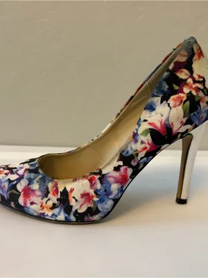 Apt. 9 multicolored floral pumps with silver heels size 6.5 thumbnail 10
