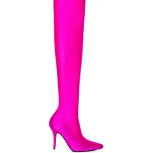 *NEW*‎ Azalea Wang Heart Out thigh high boots Size 7 A44 thumbnail 5