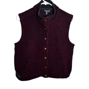 Toad & Co Telluride Sherpa Vest - Women's S Burgundy Wine thumbnail 2