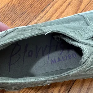 Blowfish Marley Slip On Sneaker Steel Grey Canvas Distressed size 8‎ thumbnail 4