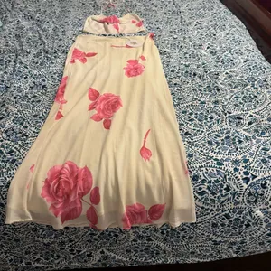 NWT Princess Polly Karalle Skirt Set Cream / Pink Size 12 thumbnail 8