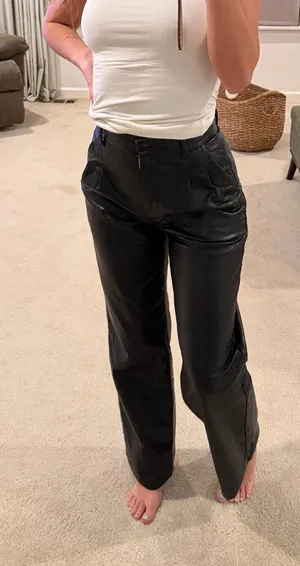 Aritzia Leather Pants thumbnail 1