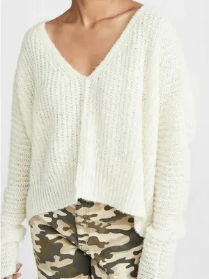 Free People MoonBeam Alpaca Sweater thumbnail 1