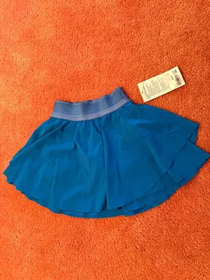 NEW NWT Lululemon Court Rival High Rise Skirt Long 15" Poolside Lined Shorts 0 thumbnail 10