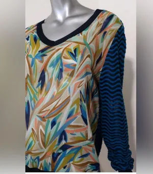 Missoni Multicolor V-Neck Blouse thumbnail 3