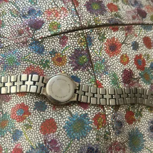 Bulova Women Watch Stainless Steel Gold Silver WR Battery White Date Quartz thumbnail 6