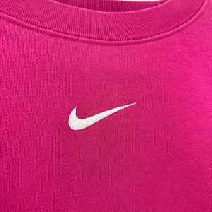 Pink Nike Oversized Fleece Crewneck Sweatshirt thumbnail 2
