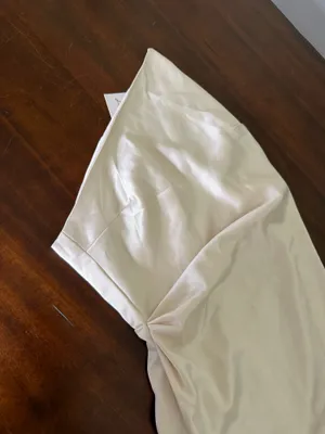 Women’s one shoulder petal and pup white dress nwt thumbnail 5