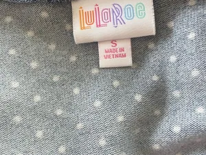 LuLaRoe Navy‎ Polka Dot Open-Front Blazer thumbnail 5