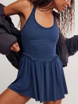 Free People Smocking Hot Athletic Dress thumbnail 2