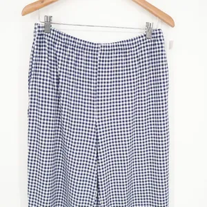 Charter Club Intimates Pajama Pants Womens Medium Blue Gingham Check Stretch thumbnail 4