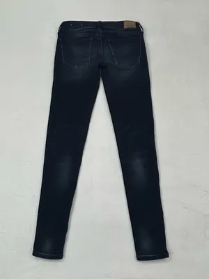 American Eagle Super Stretch X Low-Rise Dark Blue Jegging Jeans Women’s 27x30 thumbnail 11