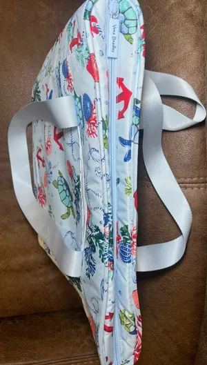 New Vera Bradley Lighten Up Sea Turtles Large Insulated Cooler Beach Bag Picnic thumbnail 4