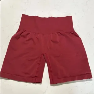 NVGTN Red Bike Shorts High-Waisted Performance size XS thumbnail 4