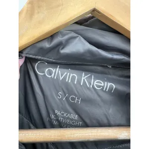 Calvin Klein Womens Packable Lightweight‎ Down Puffer Jacket Gray Small AX2 thumbnail 6