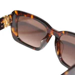 Miu Miu SMU 07Y 53mm Rectangular Sunglasses in Blond Havana thumbnail 11