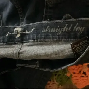 7 For All Mankind 7FAM Straight Leg Denim Jeans 26 Classic Casual Preppy Indie thumbnail 8