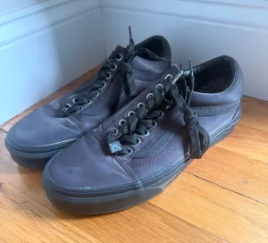 Vans‎ x Harry Potter Deathly Hallows Old Skool Sneakers Black Mens 6.5 Womens 8 thumbnail 1
