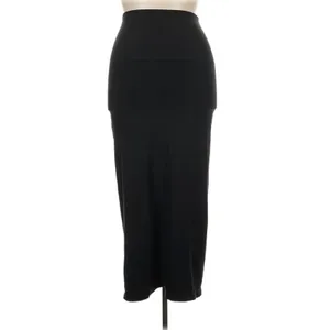 SKIMS Black Sculpting High Waist Maxi Pencil Skirt 3X Stretch Bodycon Shapewear thumbnail 3
