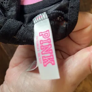 VS PINK High Neck Racerback Underwire Padded Bralette Size Small thumbnail 6