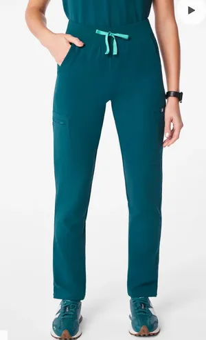 Figs Yola High-Rise Slim Scrub Pant xxl Caribbean Blue thumbnail 1