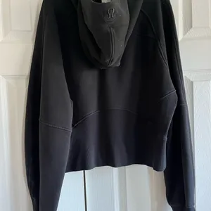lululemon athletica Scuba Oversized 1/2 Zip Hoodie Black -Size XL/XXL thumbnail 4