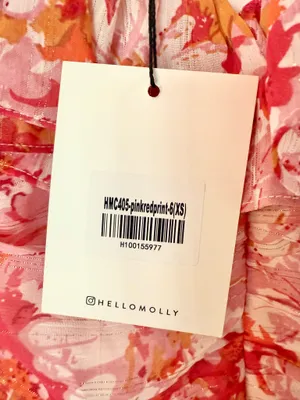 Hello Molly Off The Shoulder Chiffon mini Dress XS thumbnail 6