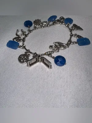 Brighton Fortune Lucky Charms Set Blue Gemstone Necklace Bracelet Earrings Rare thumbnail 11