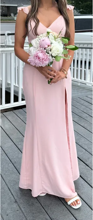 Pink Prom Dress Lulus thumbnail 2