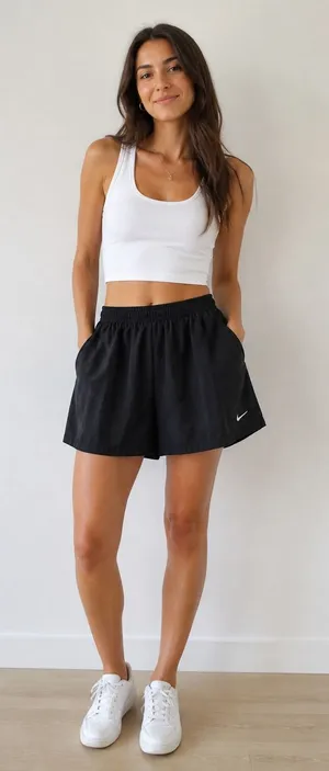Nike Men's Dri-FIT Running Shorts Black L Lined Pockets thumbnail 1