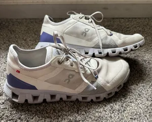 On Cloud X 3 AD Athletic Shoes in Undyed/Nimbus thumbnail 1