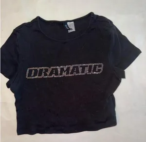 Divided Bedazzled baby tee H&M thumbnail 1
