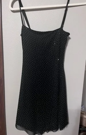 Windsor Black bedazzled dress thumbnail 1