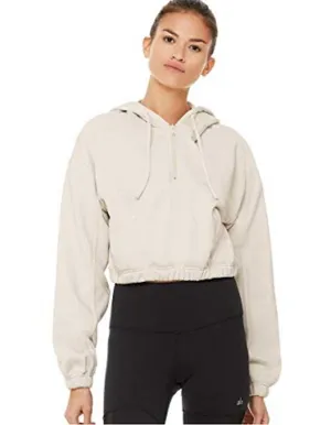 ALO size S cropped bone sweater thumbnail 1