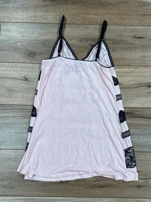 VICTORIA’S SECRET Fairy Grunge Baby Pink Lace Babydoll Slip Dress | Size Medium thumbnail 5