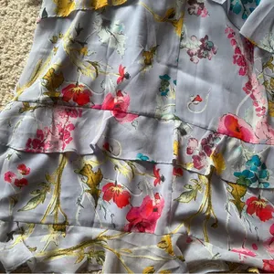 Rachel Roy purple lavender floral garden party ruffle maxi dress thumbnail 12
