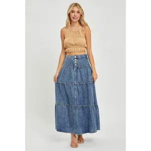 RISEN High Rise‎ Ruffle Long Skirts thumbnail 5
